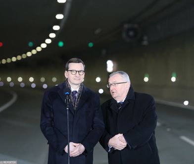 Tunel Południowej Obwodnicy Warszawy otwarty. Premier Morawiecki zabrał głos