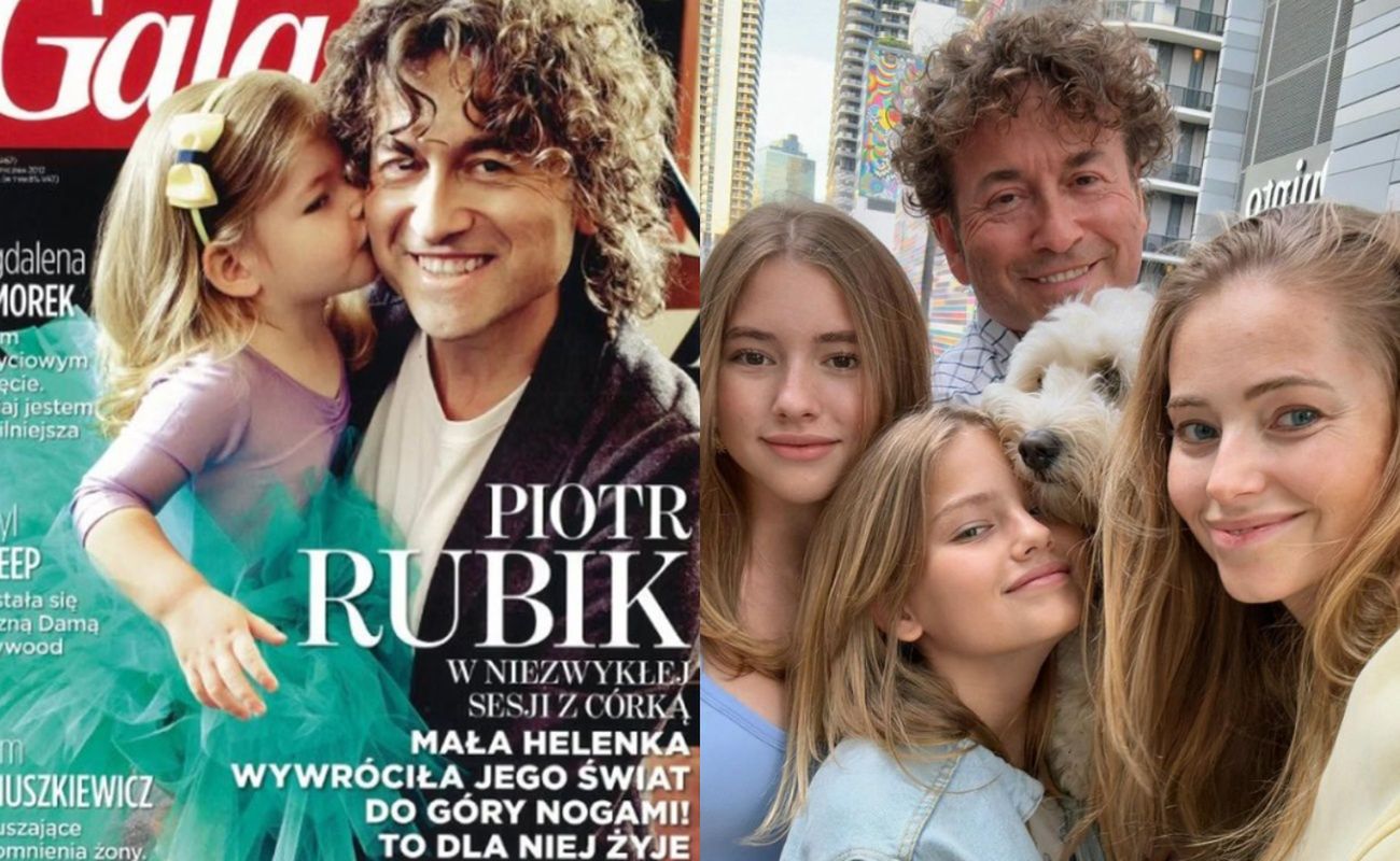 Piotr Rubik z córką Heleną