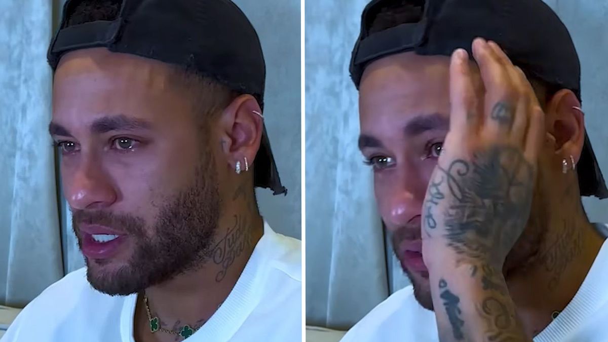 YouTube / NR Sports / Na zdjęciu: zapłakany Neymar