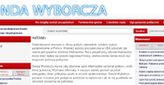 SondaWyborcza.pl - oceny polityków online