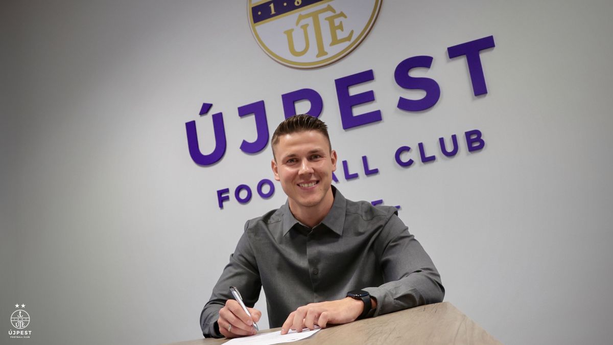 Materiały prasowe / Ujpest FC / Na zdjęciu: Damian Rasak