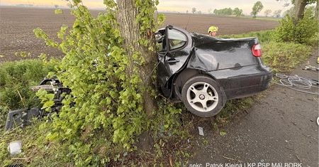19-latka nie żyje. Ogromna tragedia koło Malborka