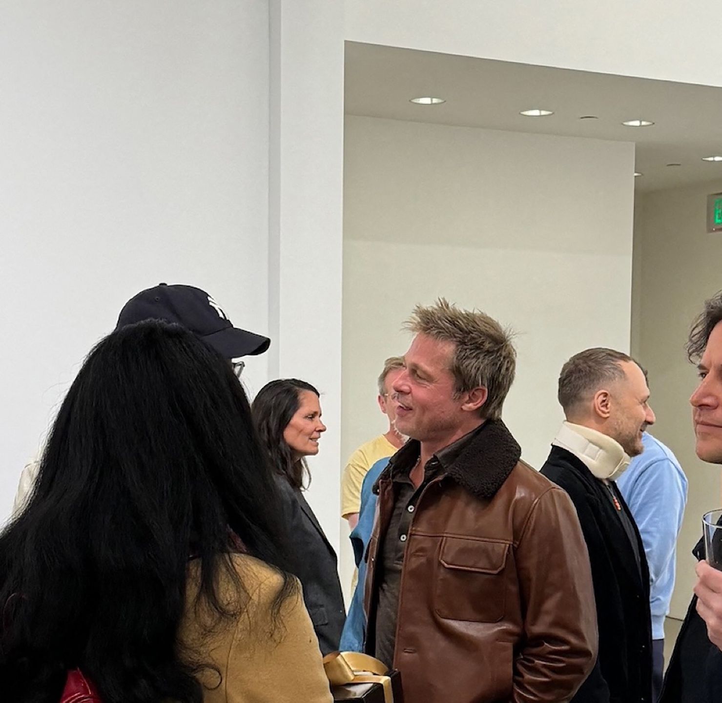 Brad Pitt spotkał krewnych Angeliny Jolie na wystawie