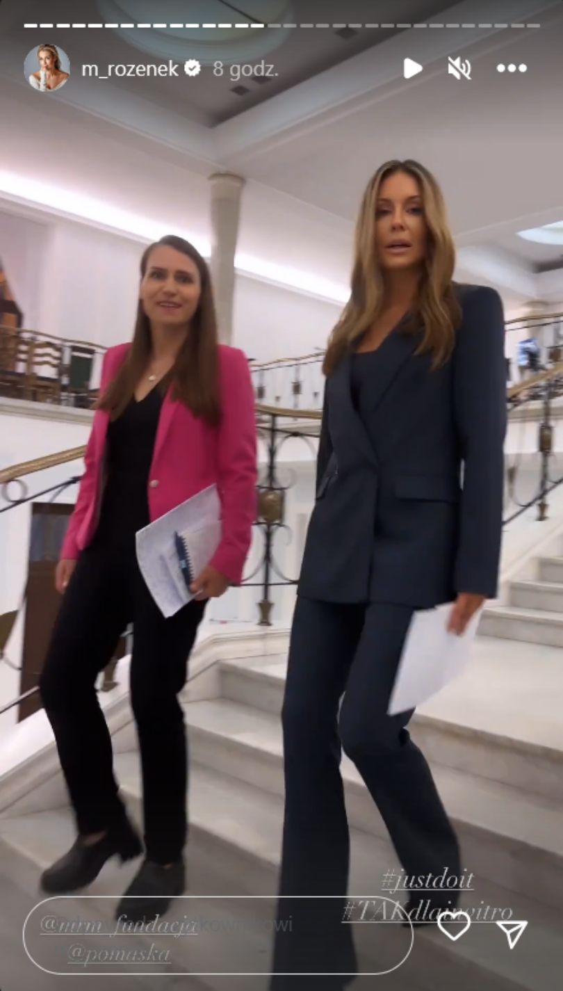 Małgorzata Rozenek pojawiła się w Sejmie