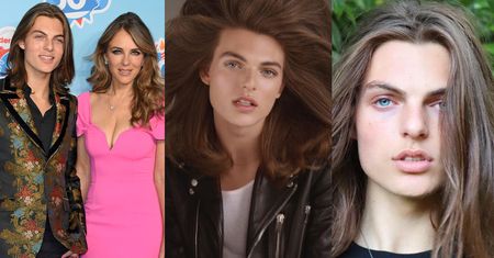 Syn Elizabeth Hurley został twarzą podkładu i rozświetlacza! Zachęca do zakupów? (ZDJĘCIA)