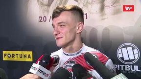 KSW 59. Przybysz zmierzy się o pas mistrzowski z Raciciem. "Wierzy we mnie cała Polska"