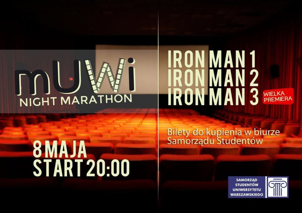 mUWi Night Marathon - 3 filmy za 15 złotych!