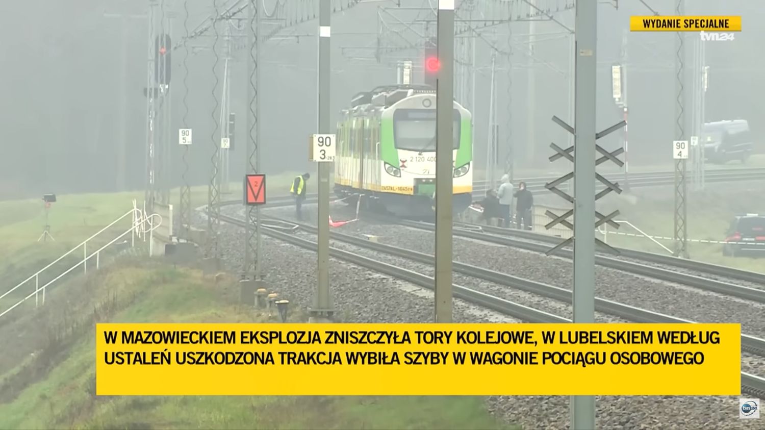 Dezinformacja wokół sabotażu polskich linii kolejowych. Apel z ministerstwa