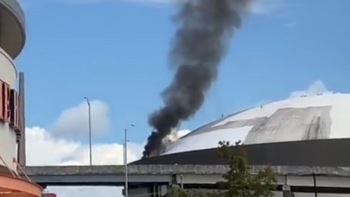 pożar Mercedes-Benz Superdome