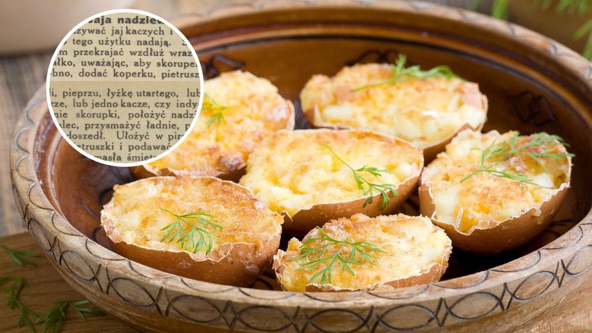 Jajka smażone w skorupkach z przepisu Elżbiety Kiewnarskiej