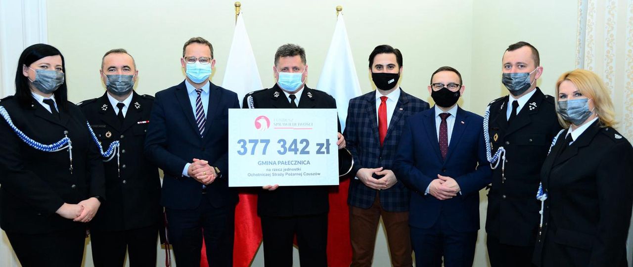 Wsparcie z Funduszu Sprawiedliwości dla OSP Czuszów w Małopolsce