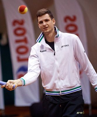 Hurkacz spotkał się z dziećmi