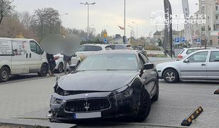 Wjechał Maserati w budynek. To był początek problemów kierowcy