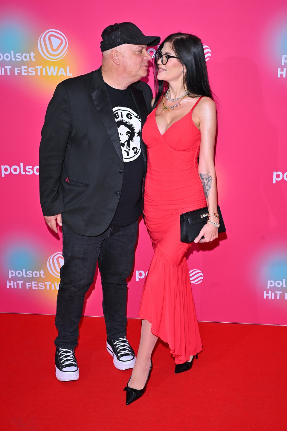 Czułości Krzysztofa i Karoliny Skibów na Polsat Hit Festiwalu