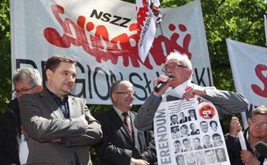 Reforma emerytalna. Solidarność postawiła miasteczko pod Sejmem