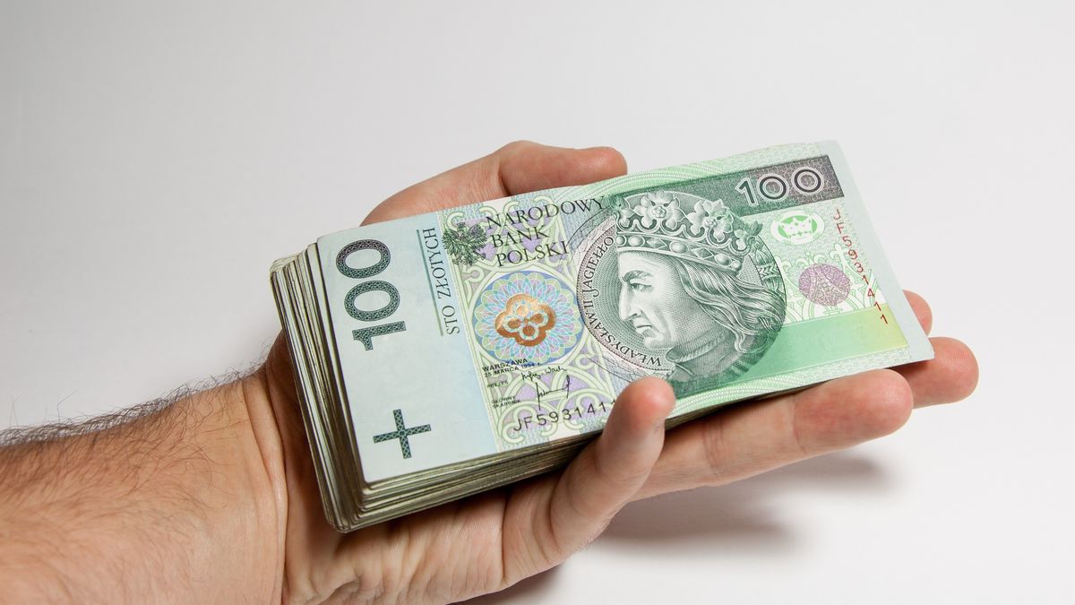 złoty, banknot, złotówka, pieniądze, gotówka