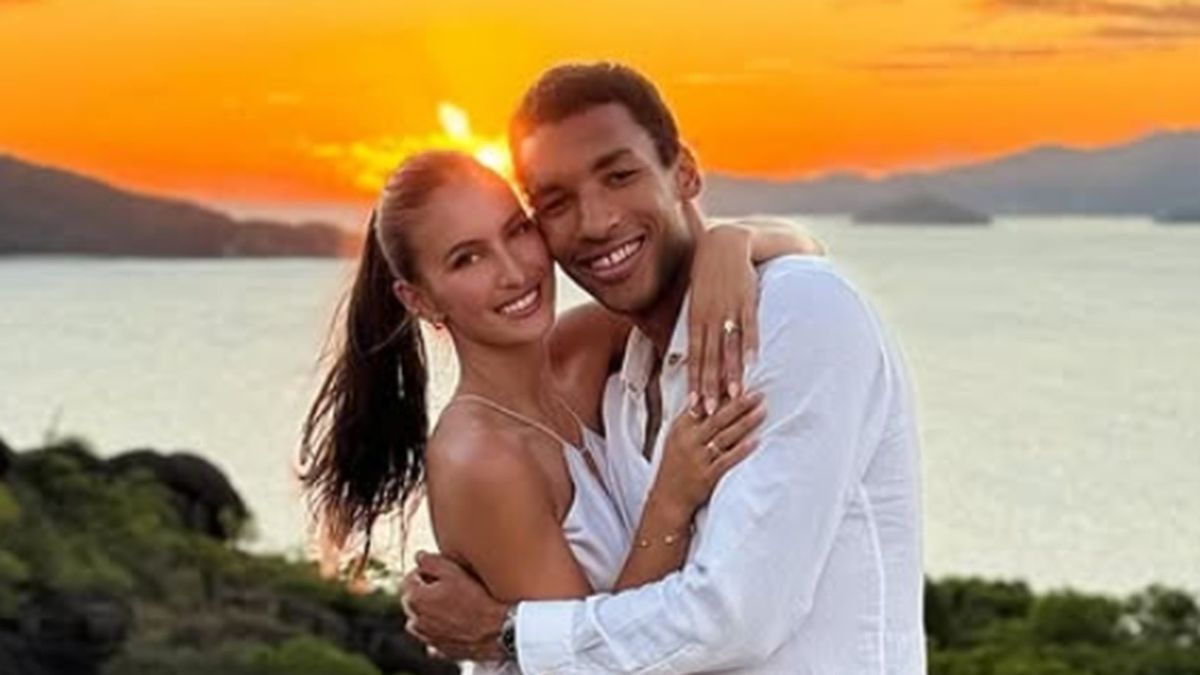 Instagram / felixaliassime / Na zdjęciu: Nina Ghaibi i Felix Auger-Aliassime