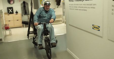 eDrifter - pojazd elektryczny, stworzony przez polskiego emeryta, przetestowany... w IKEI