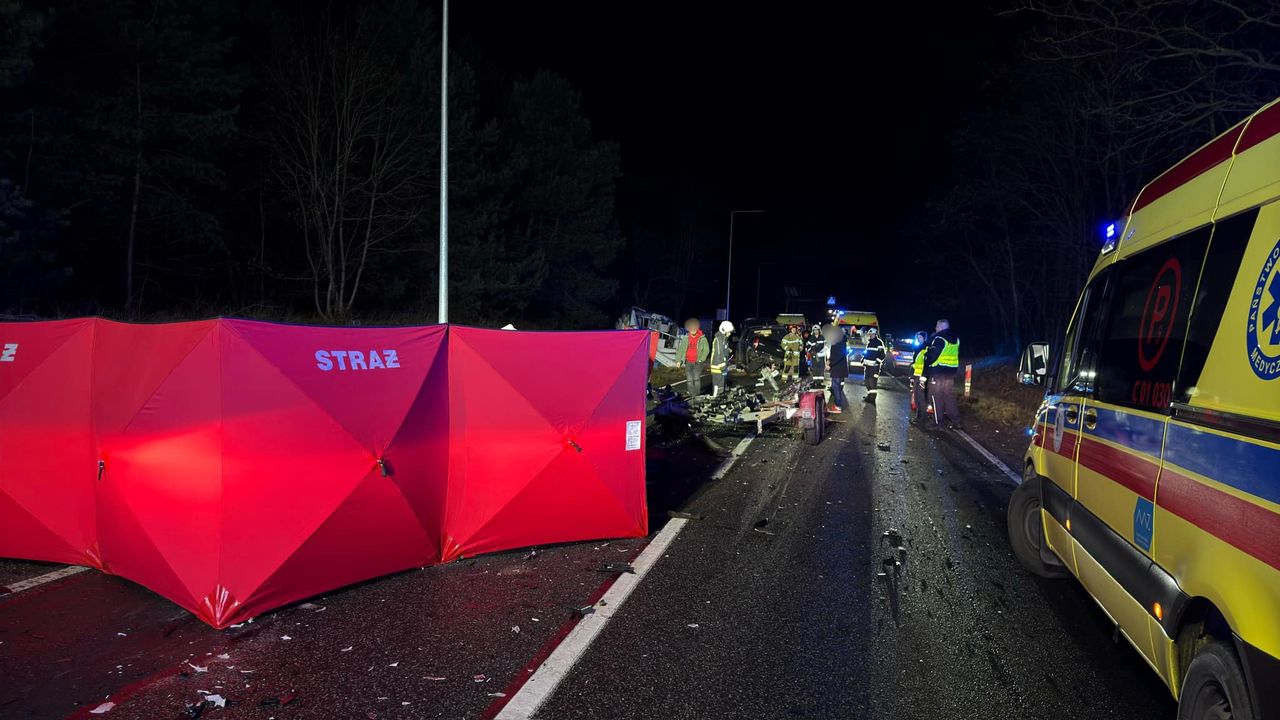 Tragiczny wypadek w Kujawsko-Pomorskim. Dwie osoby nie żyją