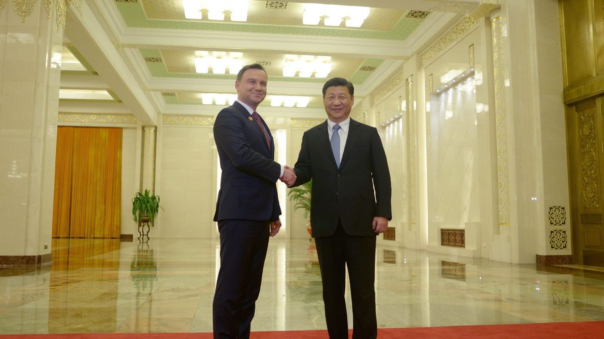 Andrzej Duda i Xi Jinping, prezydent Chin