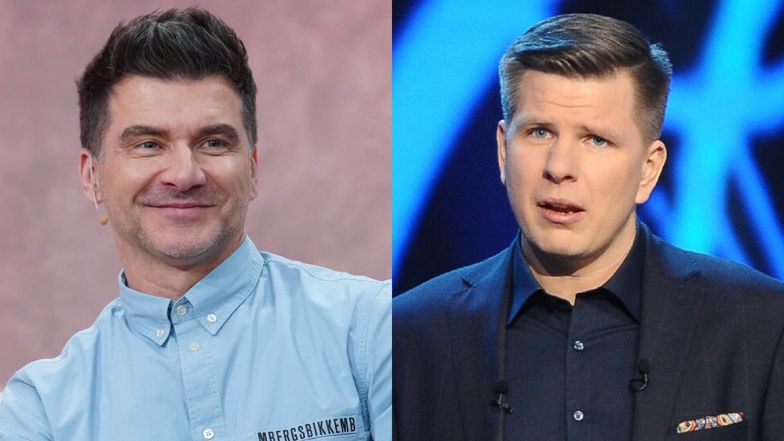 Tomasz Kammel wbija szpileczkę Filipowi Chajzerowi w "Pytaniu na śniadanie" i naśmiewa się z jego programu: "Na pół gwizdka"