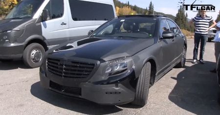 2013 Mercedes-Benz klasy S - kolejne testy magicznej limuzyny [wideo]