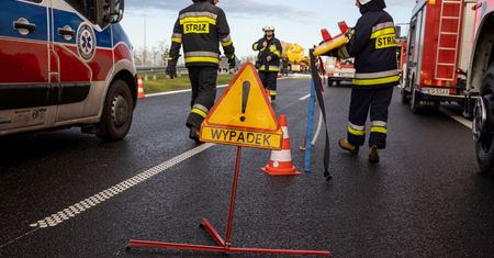 Tragedia na DW 384. Zginął motocyklista