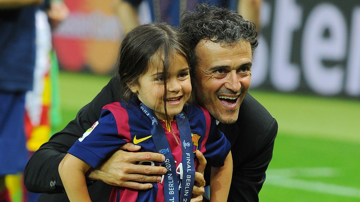 Getty Images / Ben Radford/Corbis / Na zdjęciu: Luis Enrique z córką