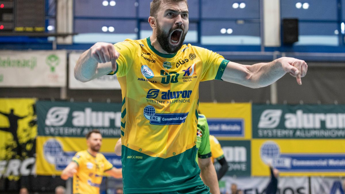 Materiały prasowe / Krzysztof Popiół / PlusLiga / Na zdjęciu: Uros Kovacević