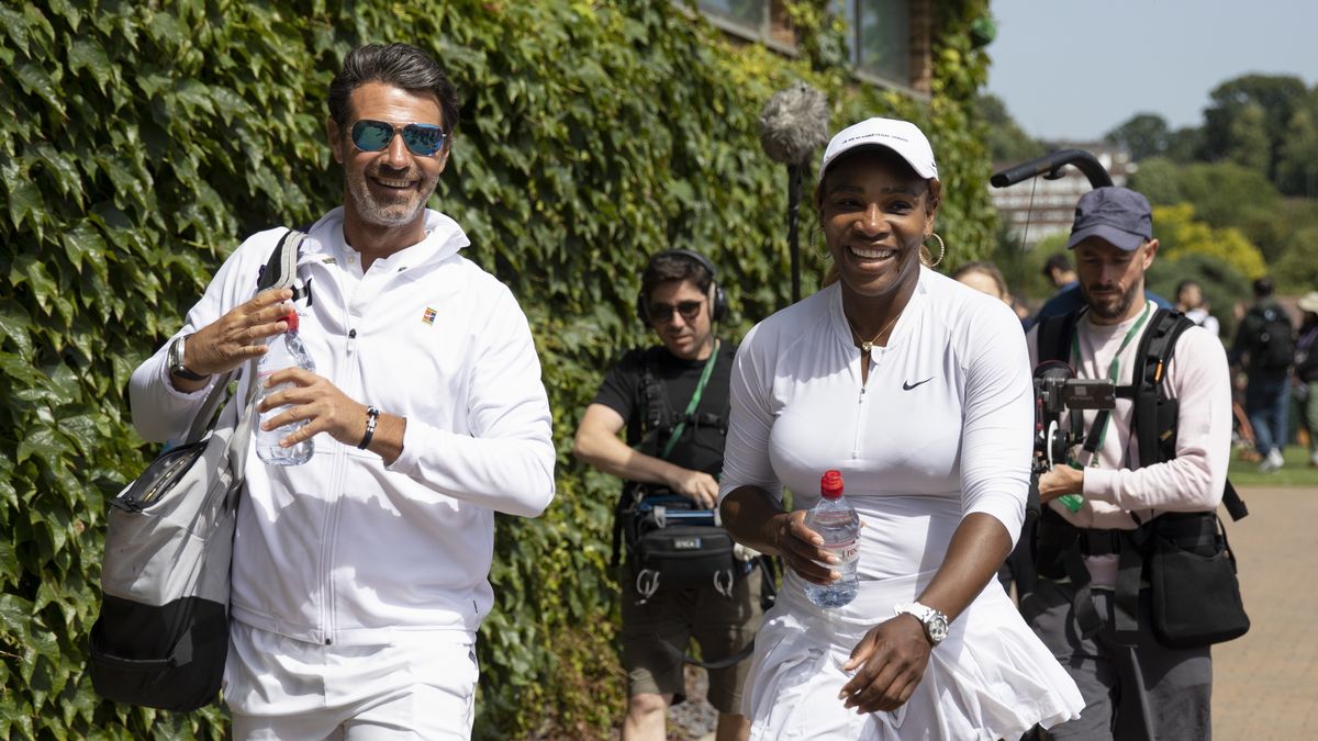 PAP/EPA / PETER KLAUNZER / Na zdjęciu: Patrick Mouratoglou i Serena Williams