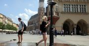 Fala upałów dotarła do Krakowa. Kurtyny wodne uruchomione