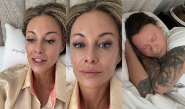 Małgorzata Rozenek nadaje z łóżka BEZ MAKIJAŻU po pełnej wrażeń nocy: "Perełeczka jeszcze drzemie" (FOTO)