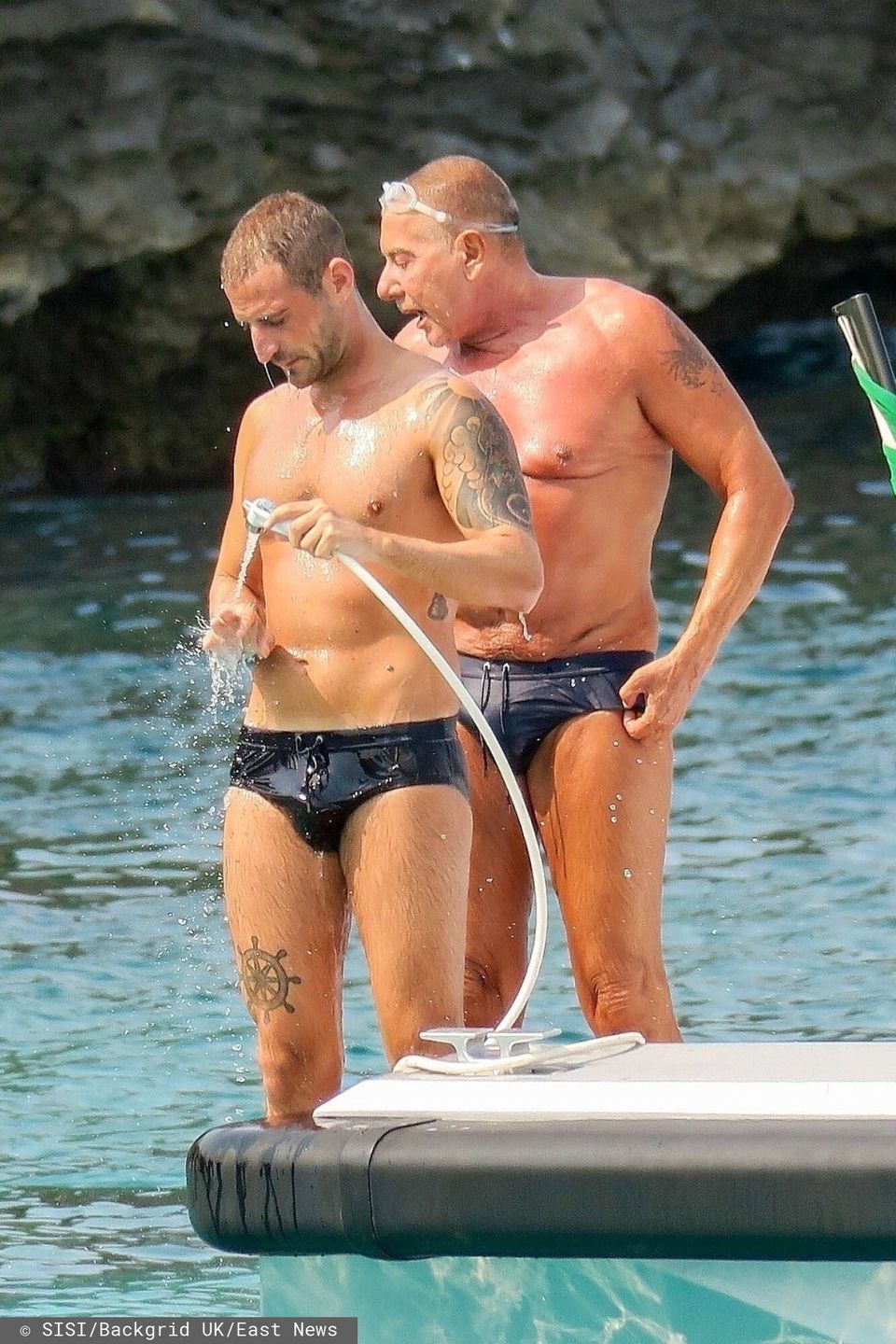 Stefano Gabbana na wakacjach z ukochanym
