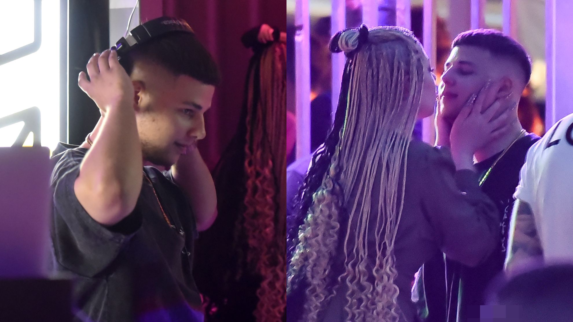 Edyta Górniak bawi się podczas didżejskiego setu Allana Krupy