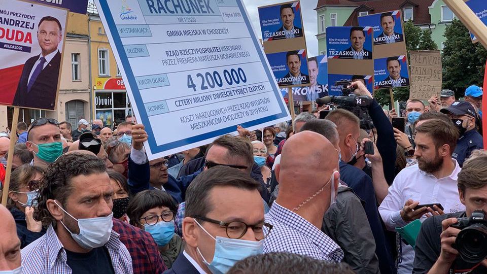 Jecek Gursz chciałwręczyć premierowi Morawieckiemu rachunek na 4,2 mln zł