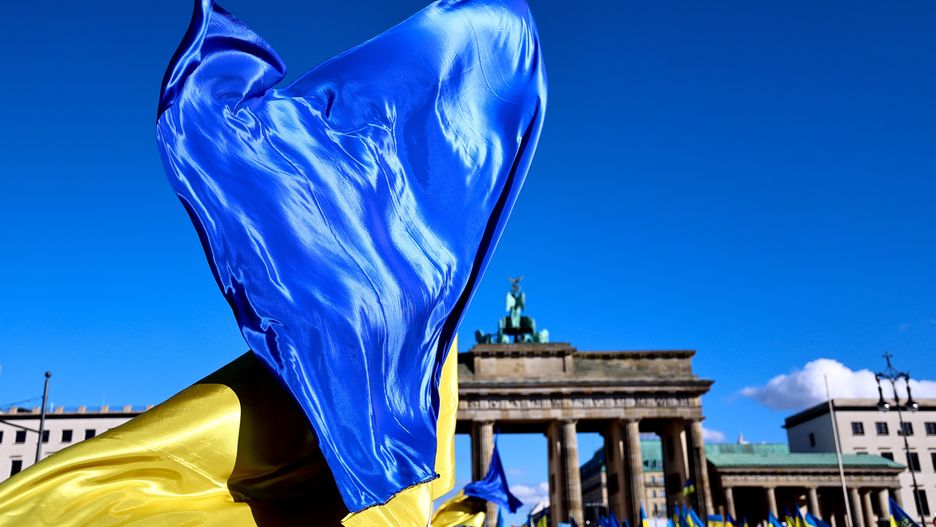 Demonstracja poparcia dla Ukrainy w Berlinie, 24 lutego 2024 r.