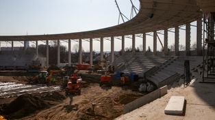 PCLA w Rzeszowie coraz bardziej wygląda jak stadion. Byliśmy na budowie [ZDJĘCIA]