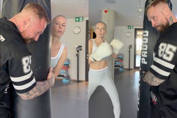 Edyta Pazura pokazała nagranie z sali treningowej w nowej fryzurze. Internauci ZACHWYCENI [WIDEO]