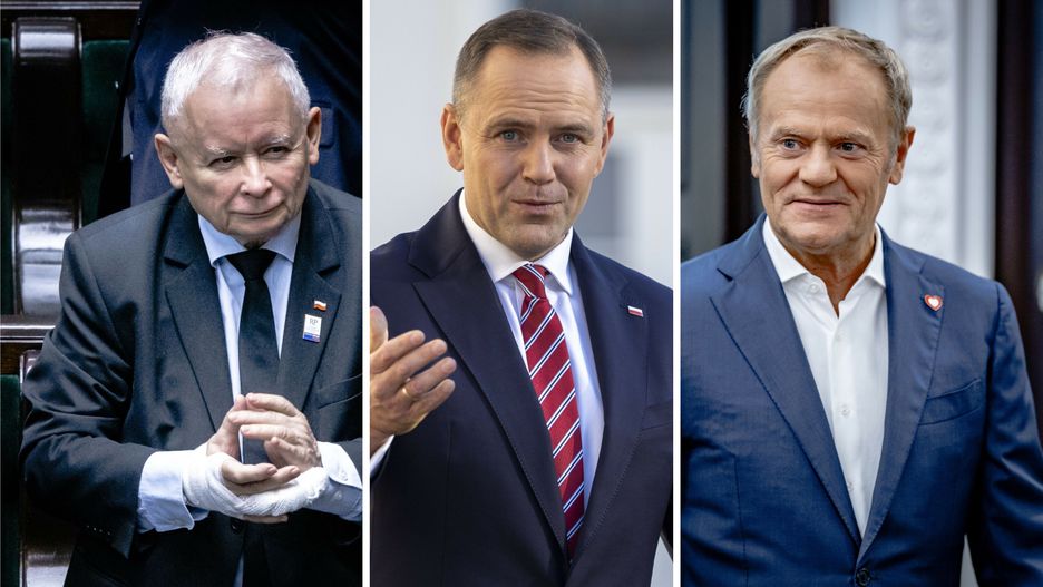 Jarosław Kaczyński / Karol Nawrocki / Donald Tusk 