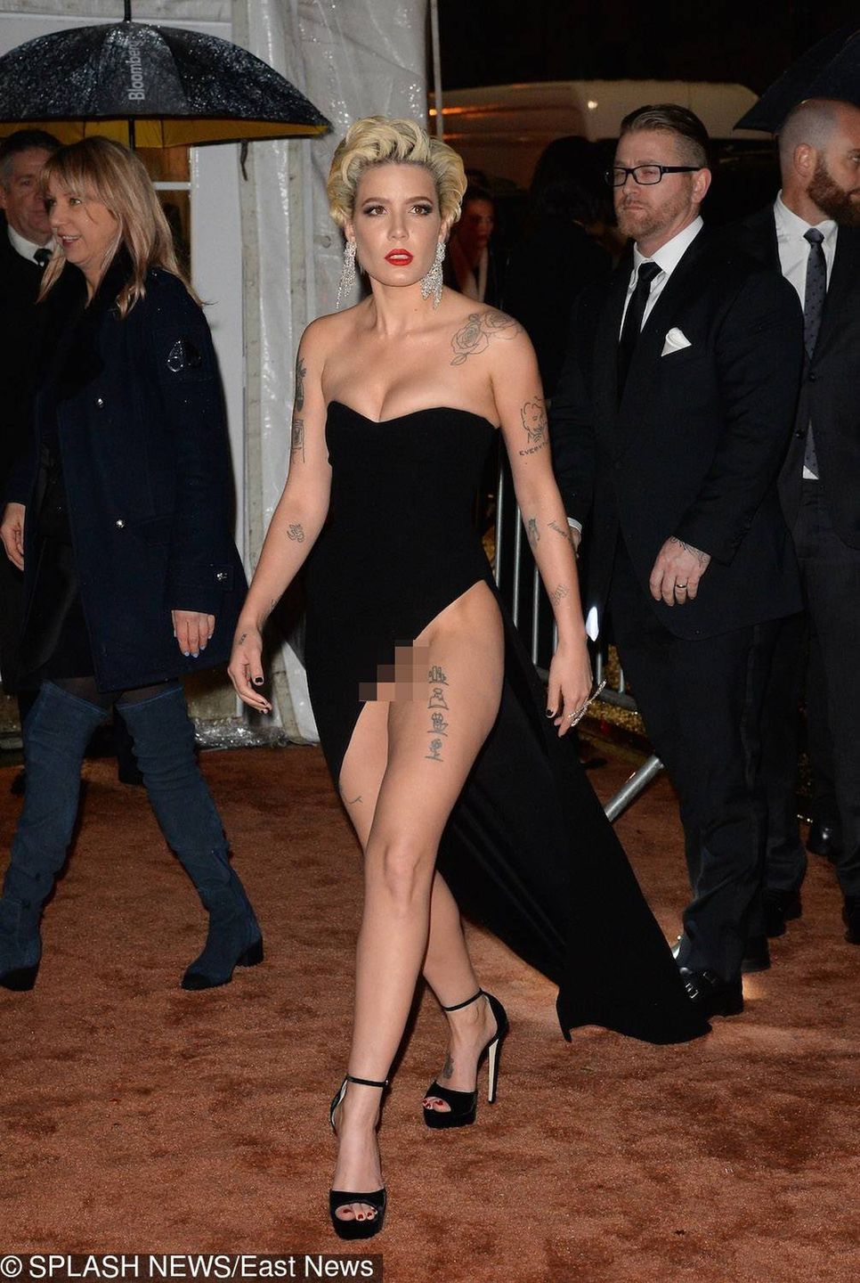 Halsey nie założyła bielizny na galę