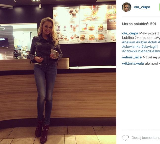 Ola Ciupa na Instagramie