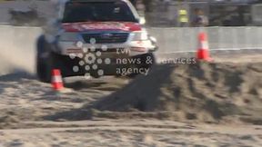 Adam Małysz zaszalał na gdyńskiej plaży. "Adrenalina jest potrzebna do życia, szczególnie sportowcom"