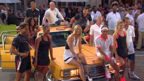 US Open tuż, tuż. Gwiazdy tenisa na ulicach Nowego Jorku