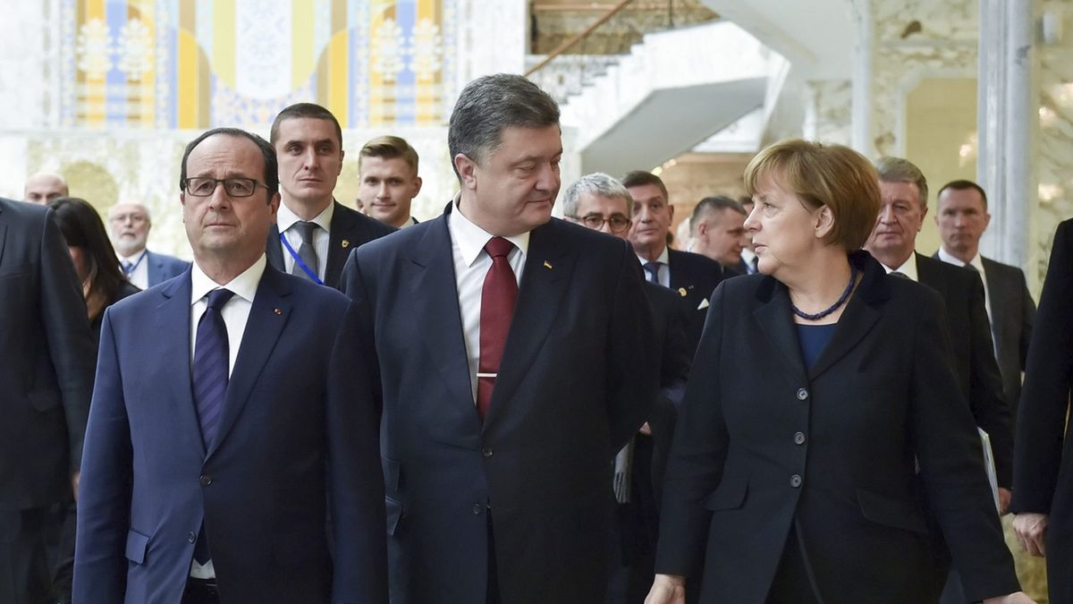 Uczestnicy rozmów w Mińsku