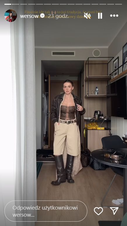 Wersow w modnej stylizacji na festiwalu