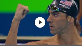 Zwycięski finał Phelpsa na 200 m stylem dowolnym
