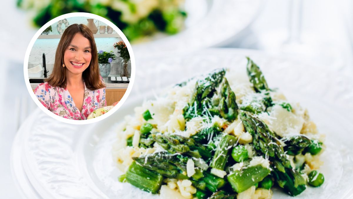 Anna Starmach robi risotto ze szparagami. Jest po prostu przepyszne