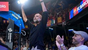 Pep Guardiola pojawił się na meczu Barcelony. Kibice oszaleli