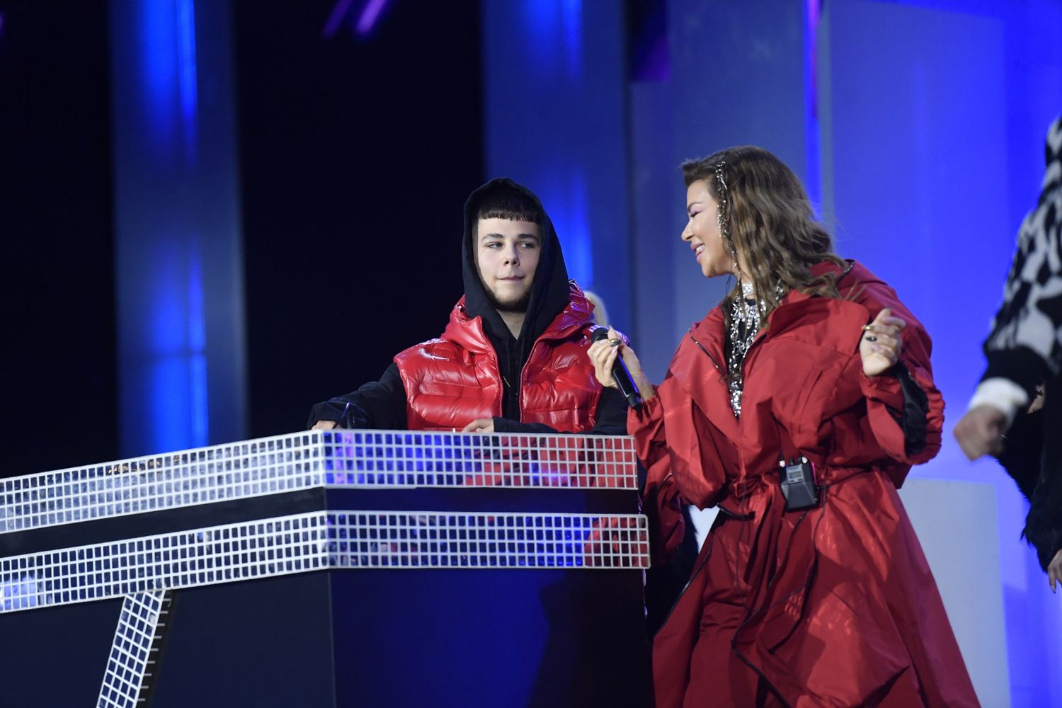 Edyta Górniak i Allan Krupa - sylwester TVP 2022