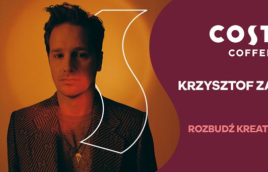 Krzysztof Zalewski rozbudza kreatywność w nowym projekcie Costa Coffee
